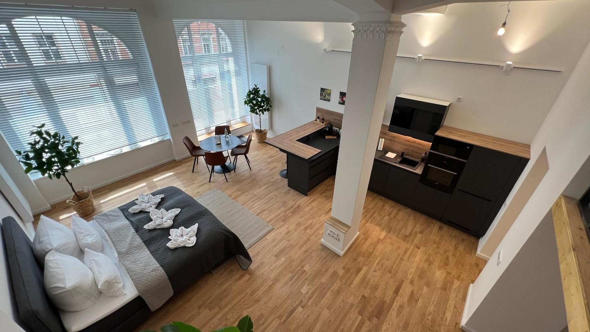 Neu! City-Loft-Apartment Im Goethe Palais I 5P I Lift I Parkplatz I Zentrum I Helios 奥厄 外观 照片